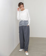 チュールレイヤードトップス