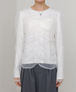 チュールレイヤードトップス