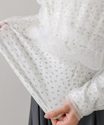 チュールレイヤードトップス