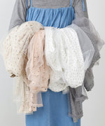 チュールレイヤードトップス