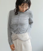 チュールレイヤードトップス