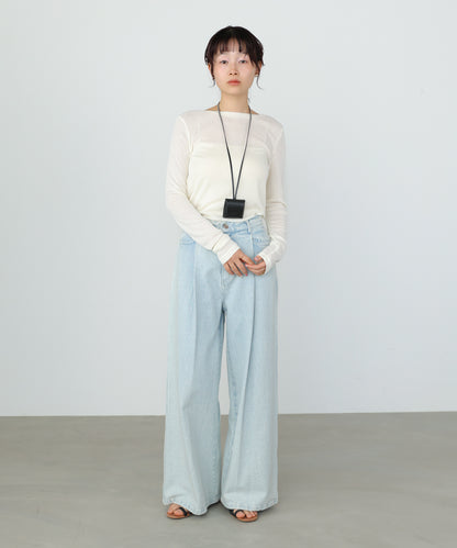 ベーシックセミシアーカットソー