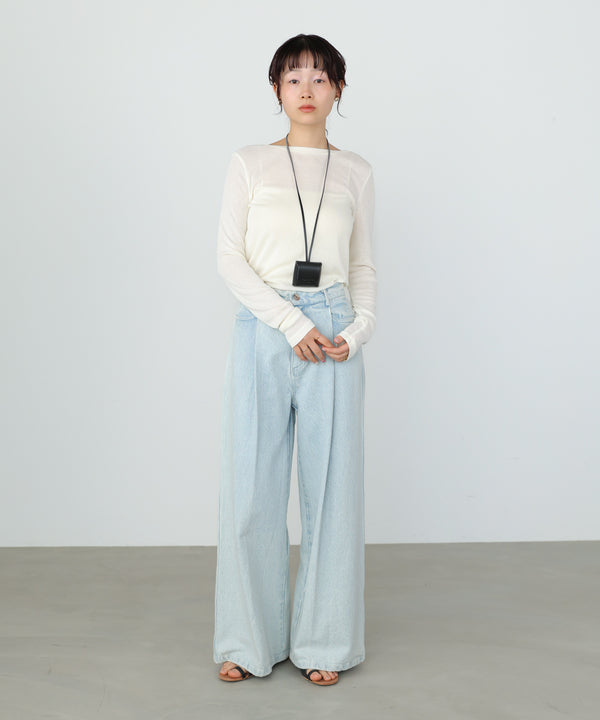 ベーシックセミシアーカットソー