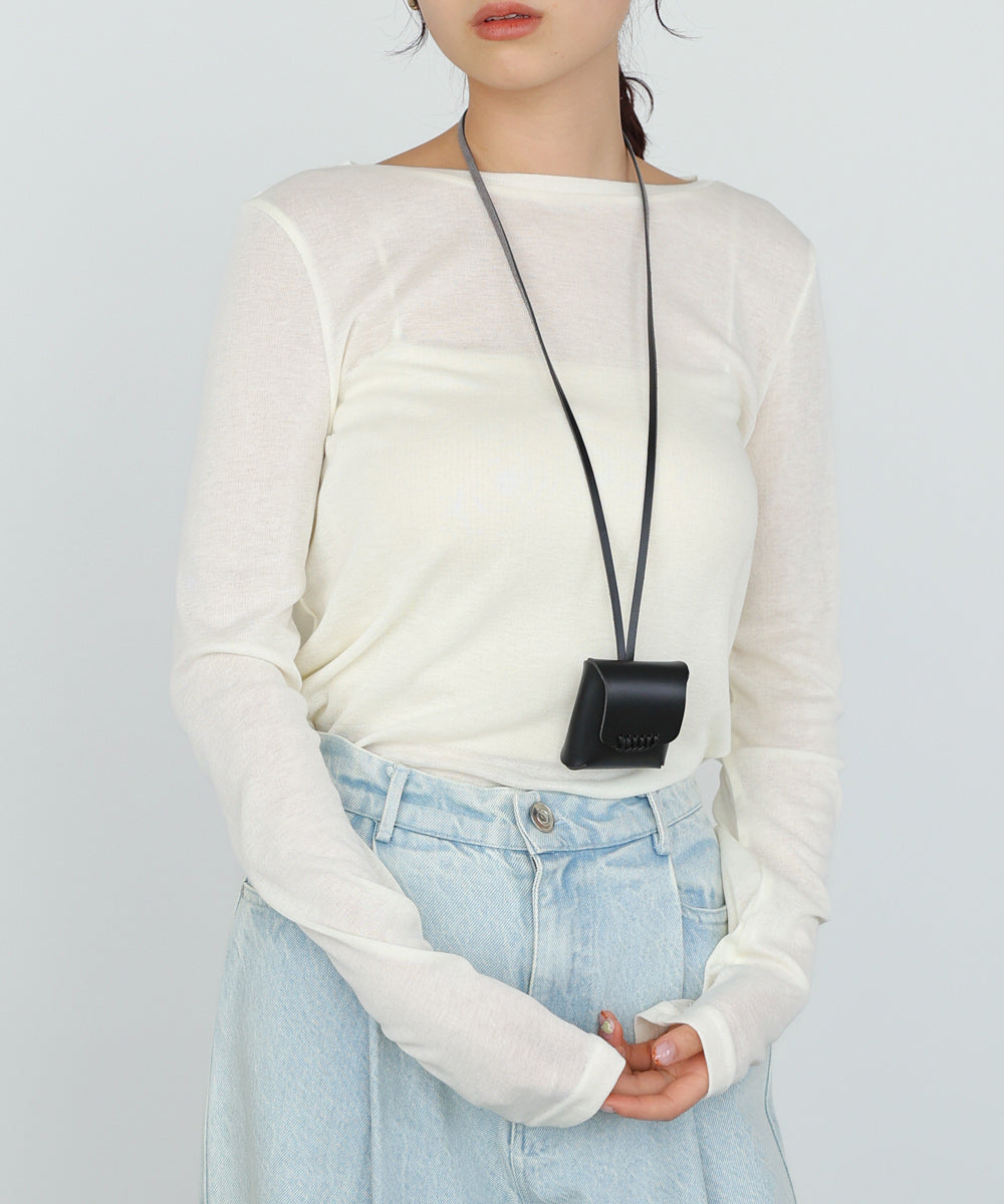 ベーシックセミシアーカットソー