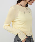 ベーシックセミシアーカットソー