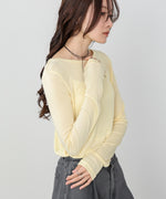 ベーシックセミシアーカットソー