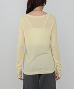 ベーシックセミシアーカットソー