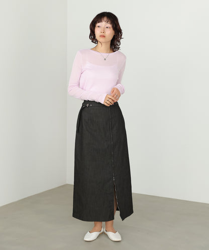 ベーシックセミシアーカットソー