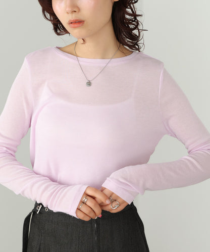 ベーシックセミシアーカットソー