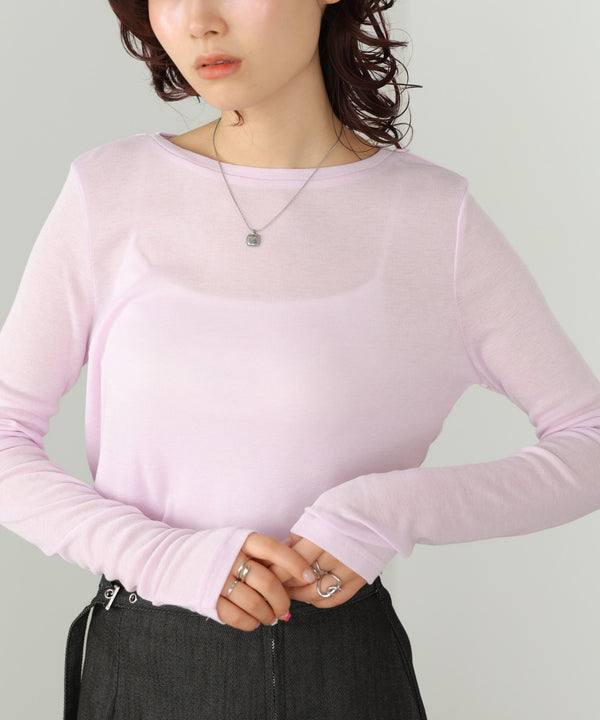 ベーシックセミシアーカットソー