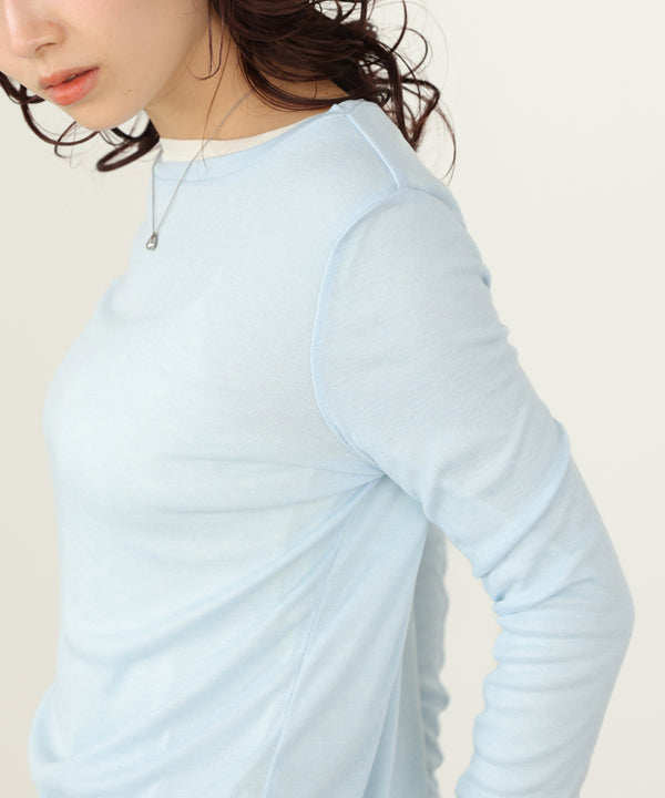 ベーシックセミシアーカットソー