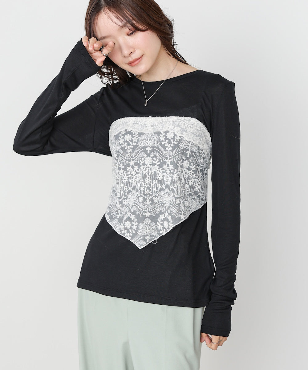 ベーシックセミシアーカットソー