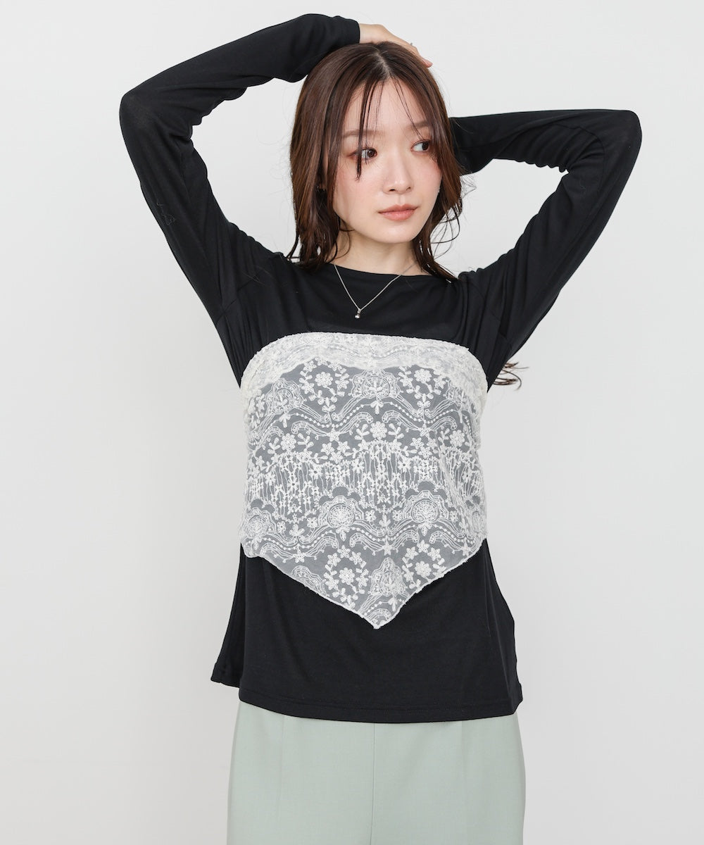 ベーシックセミシアーカットソー