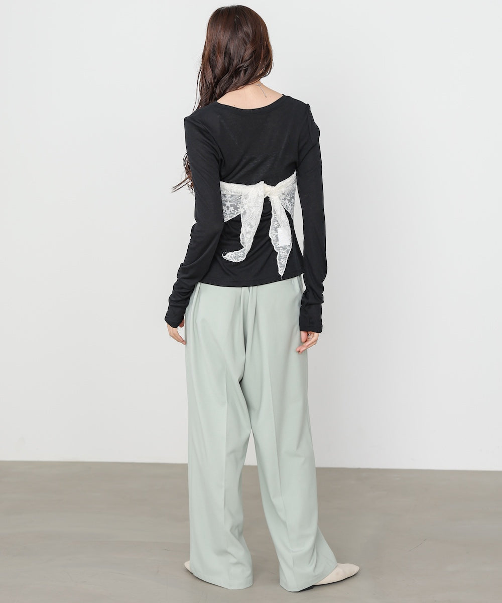 ベーシックセミシアーカットソー