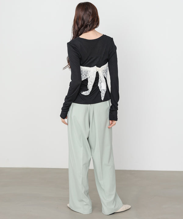 ベーシックセミシアーカットソー