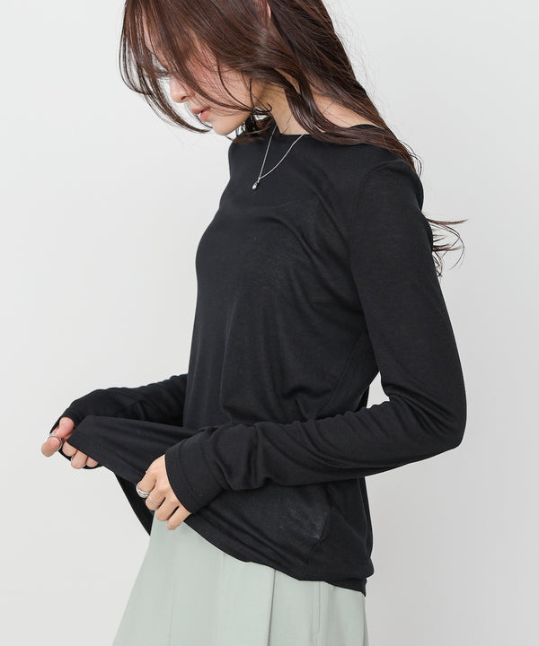 ベーシックセミシアーカットソー