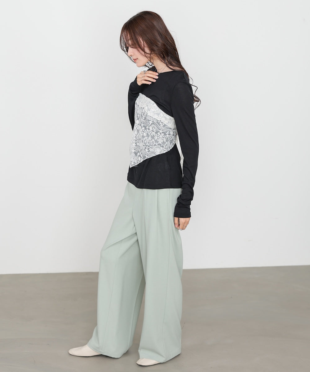 ベーシックセミシアーカットソー