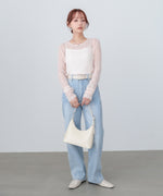 メッシュレースプルオーバー