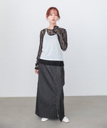 メッシュレースプルオーバー