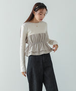 ビスチェ風レイヤードロンＴ