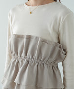 ビスチェ風レイヤードロンＴ