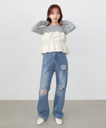 ビスチェ風レイヤードロンＴ