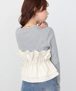 ビスチェ風レイヤードロンＴ