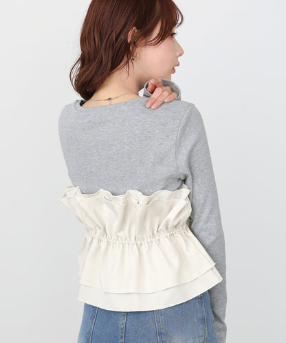 ビスチェ風レイヤードロンＴ