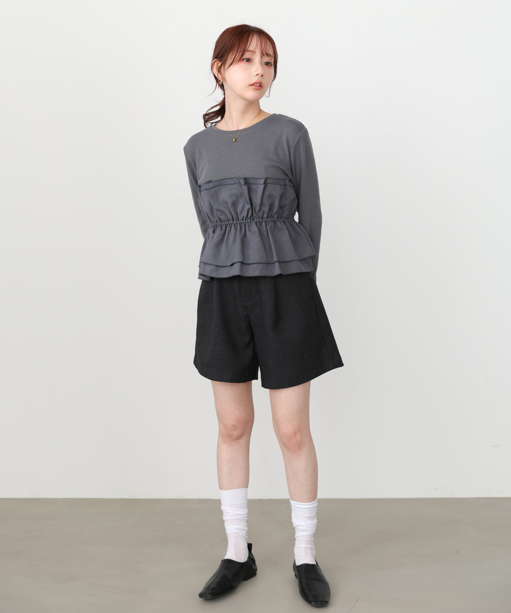 ビスチェ風レイヤードロンＴ