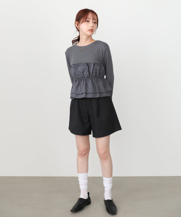 ビスチェ風レイヤードロンＴ