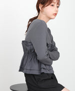 ビスチェ風レイヤードロンＴ