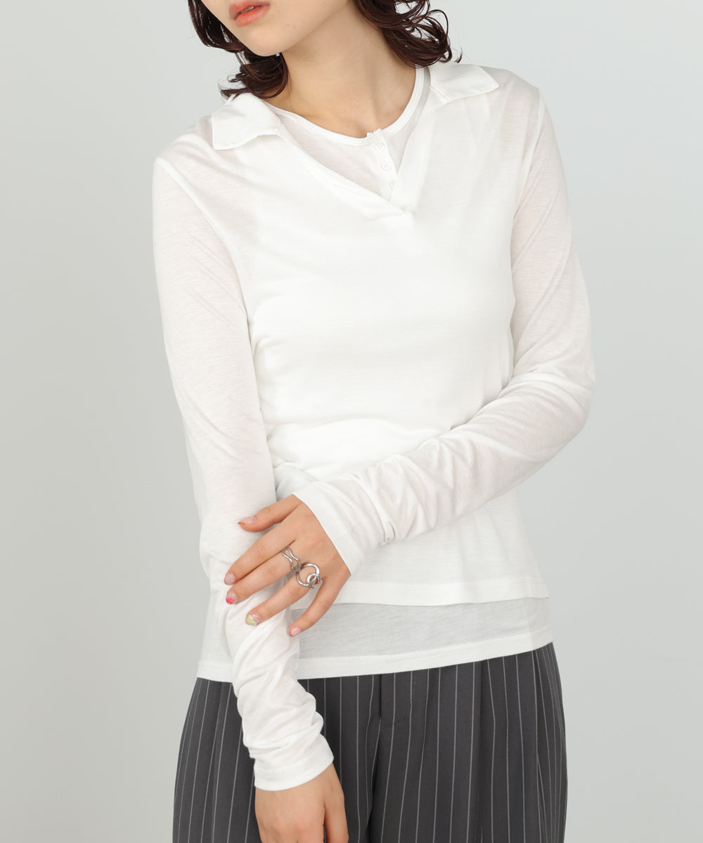 スキッパーカットソー＋タンクＳＥＴ