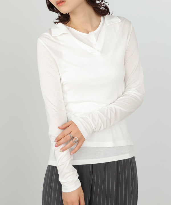 スキッパーカットソー＋タンクＳＥＴ