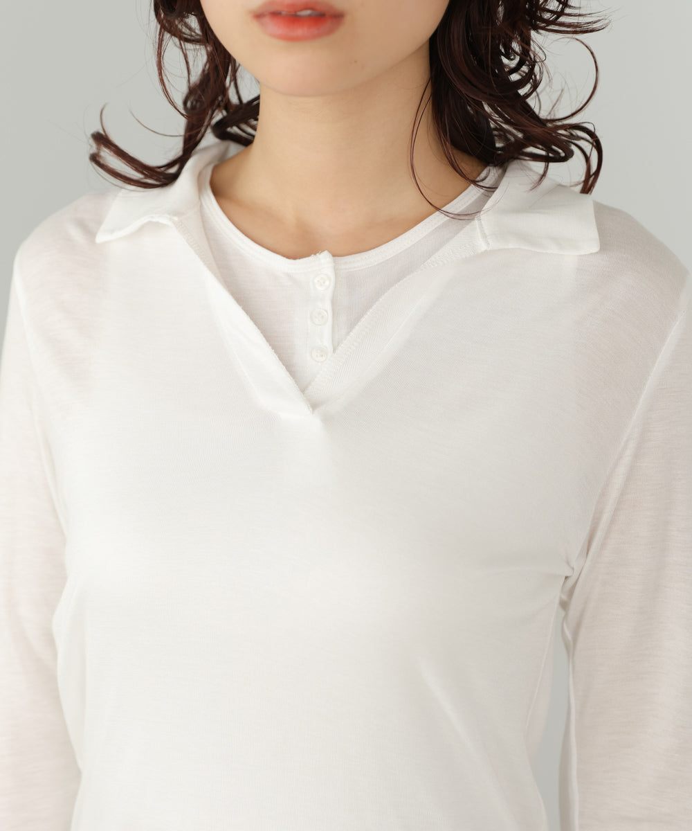 スキッパーカットソー＋タンクＳＥＴ