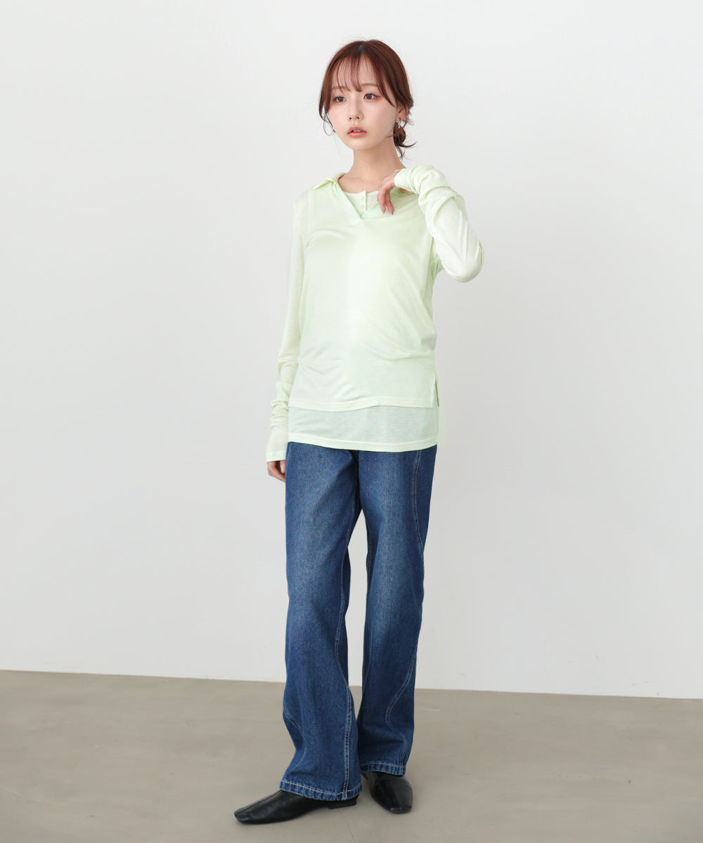 スキッパーカットソー＋タンクＳＥＴ