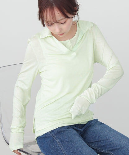 スキッパーカットソー＋タンクＳＥＴ