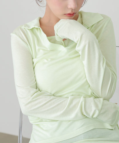 スキッパーカットソー＋タンクＳＥＴ