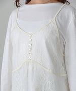 レースビスチェ＋カットソーSET