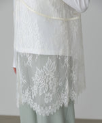 レースビスチェ＋カットソーSET