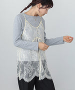 レースビスチェ＋カットソーSET