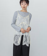 レースビスチェ＋カットソーSET