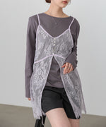 レースビスチェ＋カットソーSET