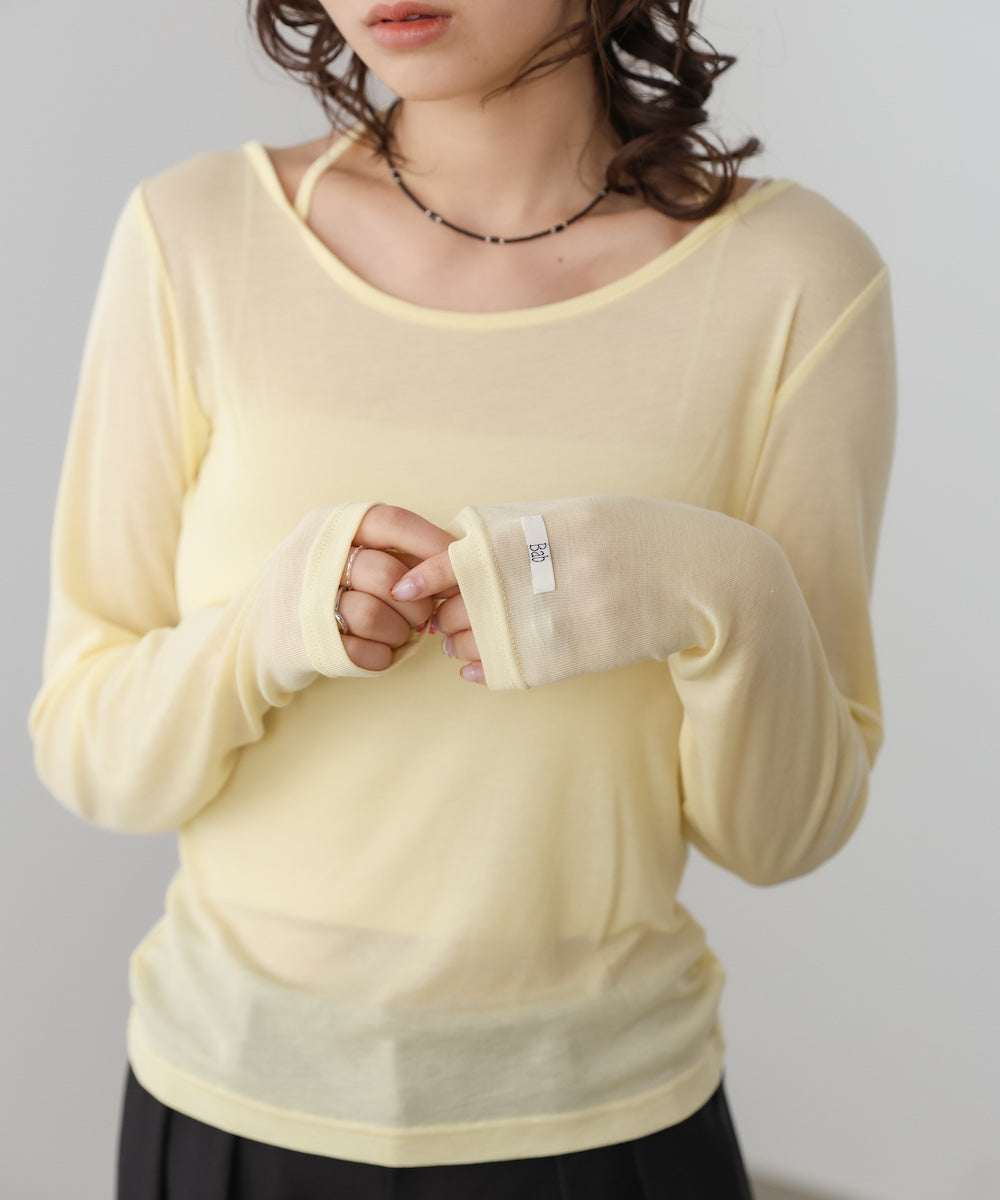 マルチWAYベーシックシアーカットソー