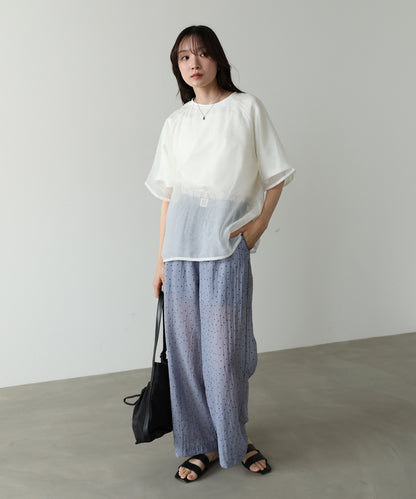 シアーレイヤードライクカットソー