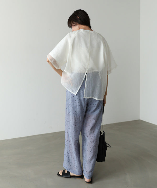 シアーレイヤードライクカットソー