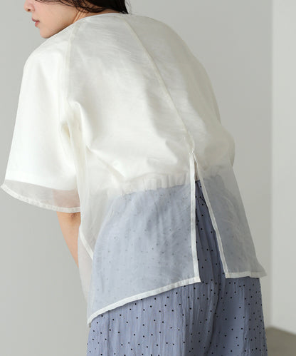 シアーレイヤードライクカットソー