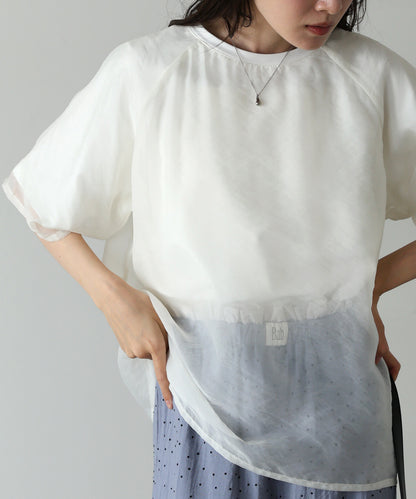 シアーレイヤードライクカットソー