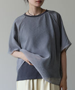 シアーレイヤードライクカットソー