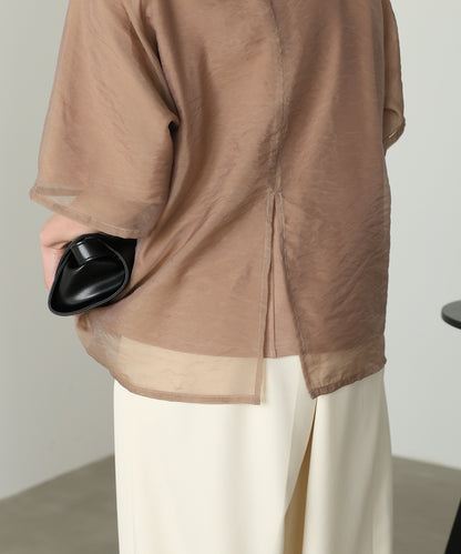 シアーレイヤードライクカットソー