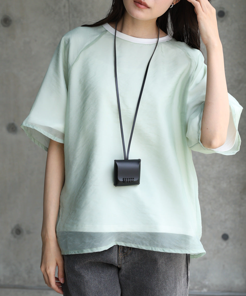 シアーレイヤードライクカットソー